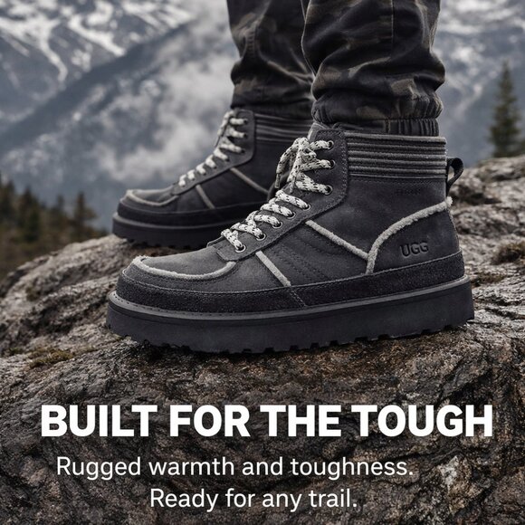 UGG Highland Sport Boots Black | Size 10.5 | Waterproof main image 5